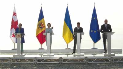 Украина, Грузия и Молдавия еще раз подтвердили, что сделают для ЕС все, что потребуется