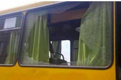 Неизвестные открыли огонь по автобусу с пассажирами в Днепре