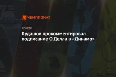 Кудашов прокомментировал подписание О'Делла в «Динамо»