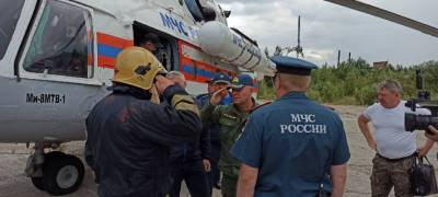 Глава МЧС России заявил, что спасатели успешно справились с работой в поселке Карелии, взятым в огненное кольцо