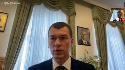 Путин положительно оценил год работы Дегтярева на посту врио главы Хабаровского края