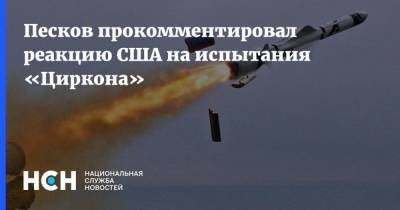 Песков прокомментировал реакцию США на испытания «Циркона»