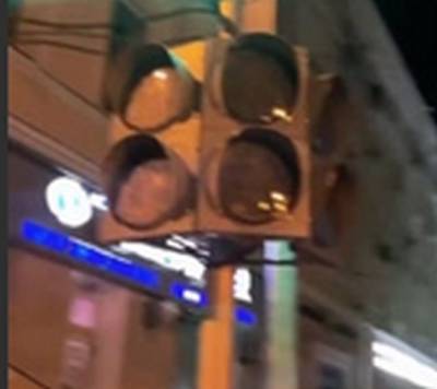 Диагональный светофор появился на улице Пискунова в Нижнем Новгороде