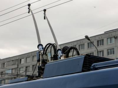 В Ульяновске молния ударила в троллейбус