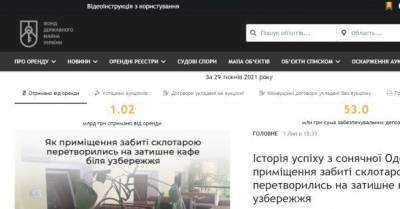 ФГИУ запустил сайт по аренде госимущества и уже получил больше миллиарда гривен