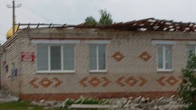 Ураган сорвал несколько крыш в селе под Сызранью