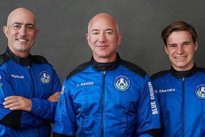 Как прошел полет миллиардера Джеффа Безоса в космос: фото, видео и интересные подробности