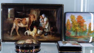 На фестивале «Русское поле» покажут самое большое панно в истории федоскинской лаковой миниатюрной живописи