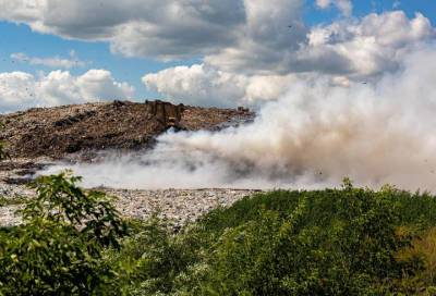 Независимый эколог назвал причину многодневного пожара на мусорном полигоне в Новосибирской области