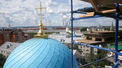 Молебен перед Казанским образом Божией Матери начался в столице Татарстана