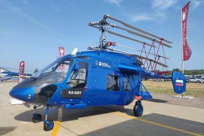 Авиазавод Улан-Удэ представил на МАКС-2021 вертолёт «Альпинист»