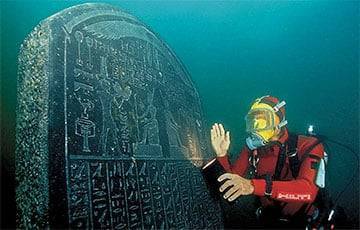 В затерянном под водой древнеегипетском городе нашли необычный корабль