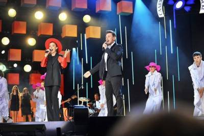 Латвийская певица Яна Клявиня выступила на юбилейном международном фестивале в Беларуси