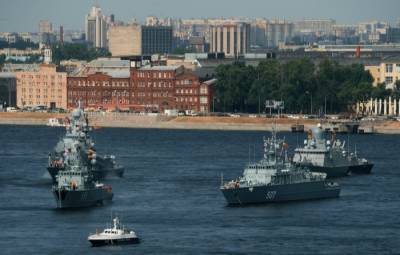 Генеральная репетиция главного военно-морского парада в Санкт-Петербурге состоится 22 июля