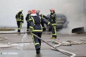 На коксохимическом заводе в Украине произошел крупный пожар. ФОТО