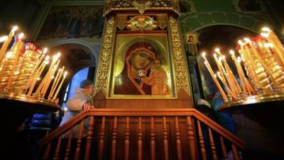 В Казани провели церемонию освящения собора Казанской иконы Божией матери