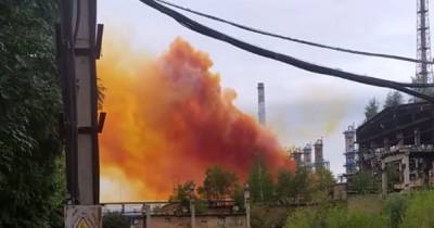 Авария на заводе "Ровноазот": из-за оранжевого облака в Украине может пойти кислотный дождь