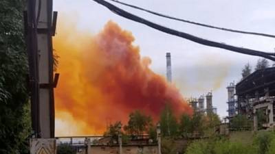 Украину могут накрыть кислотные дожди после аварии на «Ровноазот»