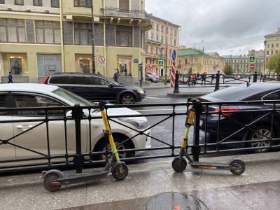 В Петербурге уменьшилось количество аварий с электросамокатами