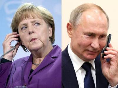 В Кремле рассказали, о чем беседовали Путин и Меркель