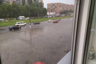 В Курске 21 июля вновь затопило дороги из-за ливня