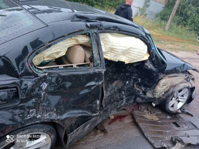 Аварию на ЛТЗ устроила пьяная женщина за рулем «BMW» (видео)