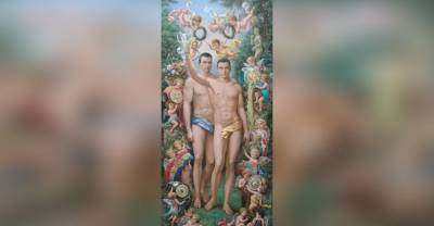 "Не поверила": Захарову шокировала картина за $50 тысяч с голыми братьями Кличко
