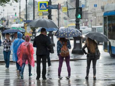 Кратковременные дожди и грозы обещают Петербургу в четверг