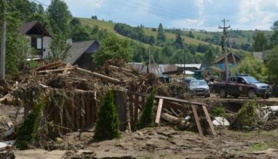 Чиновники подсчитали убытки от паводка на Закарпатье