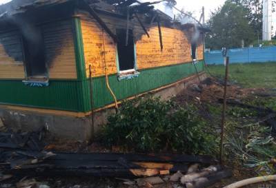 В Берестовицком районе мужчина вытащил из горящего дома своего соседа