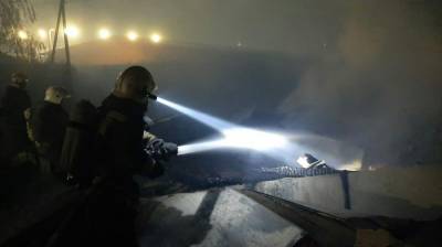 На сахарном заводе в Воронежской области произошёл пожар