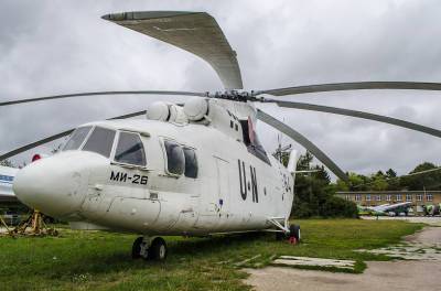 Вертолету Ми-26 авиакомпании Utair присвоили имя дончанина Бориса Слюсаря