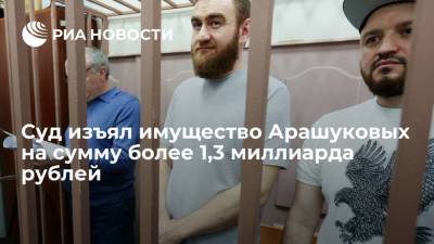 Адвокат Постанюк: суд в Москве изъял имущество Арашуковых на сумму более 1,3 миллиарда рублей
