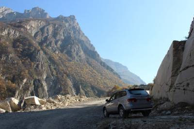 В Северной Осетии из-за угрозы селей закрыли путь к водопаду Большой Зейгалан