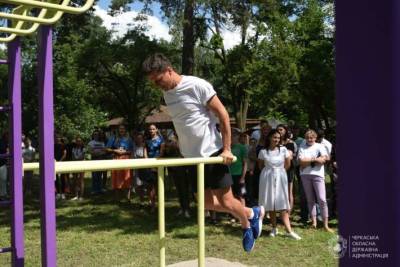 В Черкасской области открыли первые "президентские" спортивные площадки
