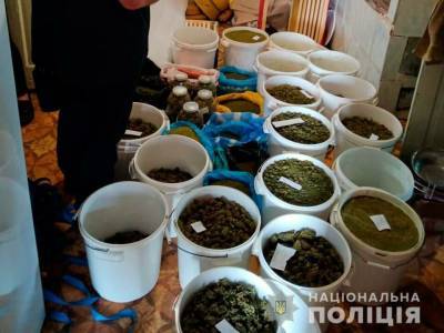 У жителя Николаевкой области полиция нашла марихуану на 8 млн грн