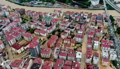 Наводнение в Турции: затоплены провинции на черноморском побережье