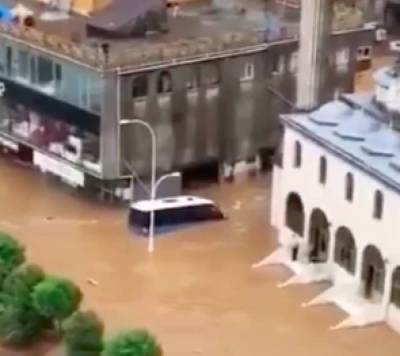 На северо-востоке Турции страшное наводнение, люди спасают домашних животных(фото, видео)