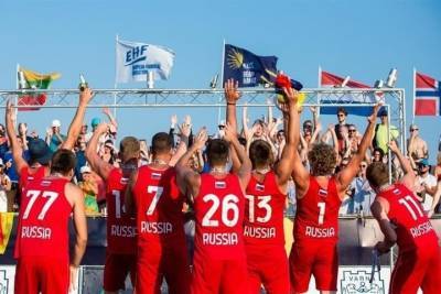 Белгородцы выиграли бронзу чемпионата Европы по пляжному гандболу