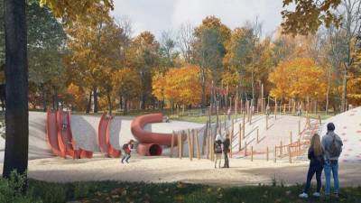 Панда-парк с веревочным лабиринтом появится в пойме реки Чермянки в Москве