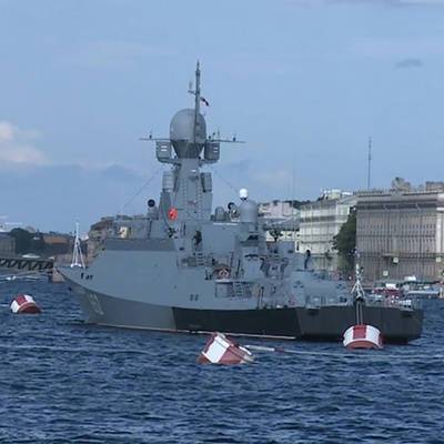 В Петербурге прошла генеральная репетиция Главного военно-морского парада