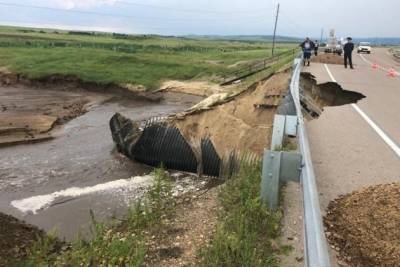 Дорога к Нерчинску со стороны федеральной трассы «Амур» перекрыта из-за угрозы обрушения