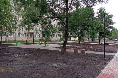 В Курске до конца августа благоустроят сквер на улице Белгородской