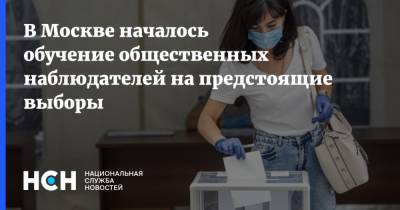 В Москве началось обучение общественных наблюдателей на предстоящие выборы
