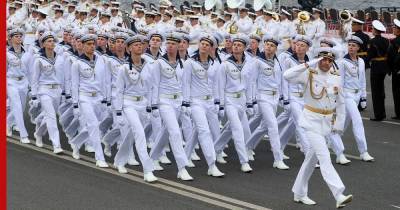 Генеральная репетиция Главного военно-морского парада прошла в Петербурге