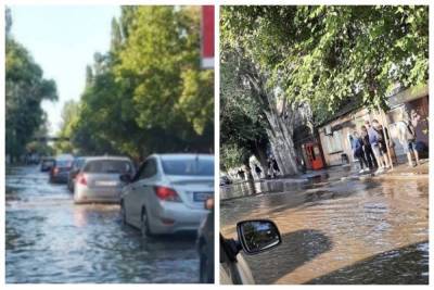 Транспортный коллапс в Одессе: улицы остаются подтопленными, кадры