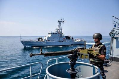 Корабельная группа ВМСУ отработала «отражение нападения» во время следования в грузинский порт Поти