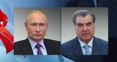 Президенты обсудили ход подготовки предстоящего визита Владимира Путина в Душанбе