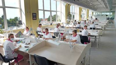 В Калининградской области открыли новое янтарное производство