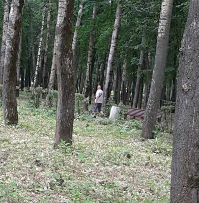 Рязанцы пожаловались на онаниста в парке Гагарина
